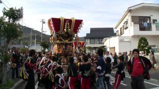 平成22年 南あわじ市福良八幡神社春祭り本宮6 十軒家担ぎ1