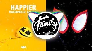 HAPPIER x SUNFLOWER (Mashup) - Marshmello, Post Malone, Swae Lee, Bastille