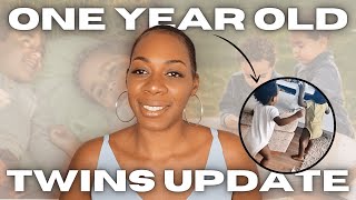 BABY TWINS ONE YEAR OLD UPDATE 👶🏾👶🏾 | ONE YEAR POSTPARTUM UPDATE AFTER TWIN PREGNANCY