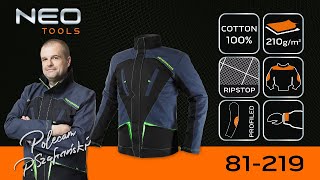 Bluza robocza Motosynteza, 100% bawełna rip stop,  81-219-X NEO