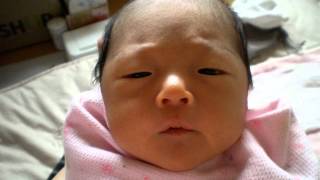 赤ちゃんのしゃっくりの音が・・・/The sound of a baby's hiccup ・・・