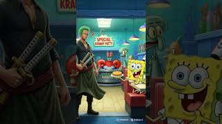 Zoro Lost His Way to the Krusty Krab?!