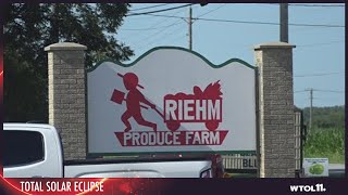 Riehm Produce Farm offering Barnyard Fun during total solar eclipse weekend