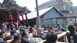 2012菟田野みくまり祭（宇賀志太鼓台運行その１１）