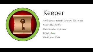 HTB Keeper