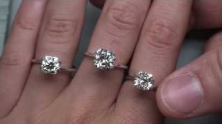 GIA Ex/Ex Cushion Cut Diamonds: hand shots