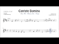 Cantate Domino Sheet Music for Alto Sax Baritone Sax and Horn by Haendel