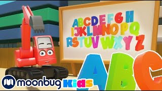 Learn ABCs at the Construction Site - Alphabet Song - Digley and Dazey - Cartoons | Learning Rhymes