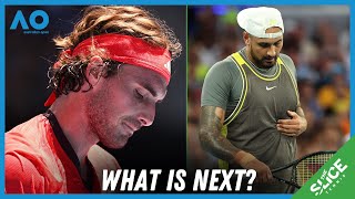 REACTION: Tsitsipas Out, Kyrgios Talks Retirement | Australian Open 2025