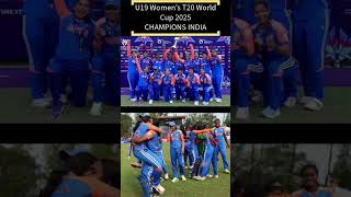 India 🇮🇳 wins U19 Women's T20 World Cup 2025 | #u19worldcup #womenscricket