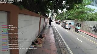 Ice Poseidon gets pressed by a homeless person in Bangkok