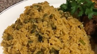 DIRI Avec pwa Congo aka Rice with pigeon peas