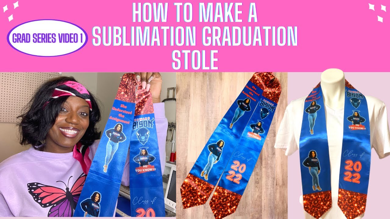 How To Make A Sublimation Graduation Stole Design In Canva Grad
