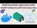 Multi-Container application with docker-compose.yml in an easy way