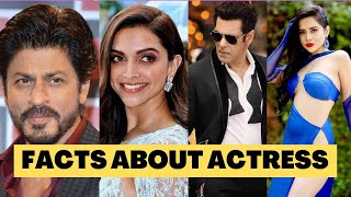 Facts About Film Actress | Intresting Facts | ShahRukh,Dipika,Urfijawed, Salmankhan |