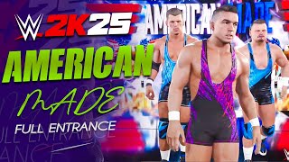 ⚡Wwe 2k25 : American Made - Full Entrance in Wwe Game 🔥 #wwe2k25  #americanmade #wwe