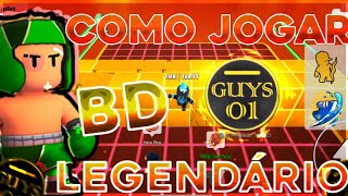 ✅ COMO JOGAR BLOCK DASH LEGENDÁRIO COM SEUS AMIGOS | Guys 01 #stumbleguys