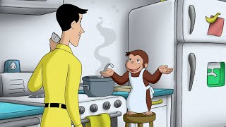 George, o Curioso | George adora cozinhar! | Desenhos Animados em Português