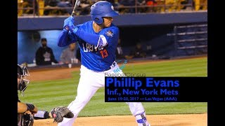 Phillip Evans, 2B, New York Mets — June 19-20, 2017