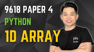 Python 1D Array | A Level Computer Science 9618 Paper 4