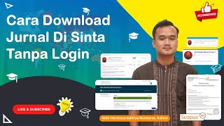 Cara Download Jurnal Di Sinta Tanpa Login