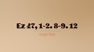 #PierwszeCzytanie | 9 listopada 2024 | (Ez 47, 1-2. 8-9. 12)