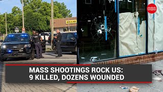 Mass shootings rock US: 9 killed, dozens wounded in 3 cities