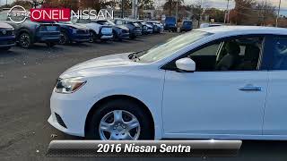 Certified 2016 Nissan Sentra SV, Warminster, PA 25K113A