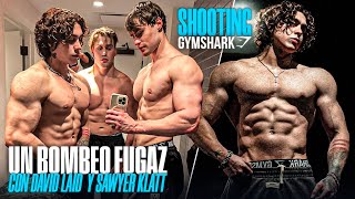 BOMBEANDO LOS MUSCULOS CON DAVID LAID Y SAWYER KLATT / ¿COMO ES UNA SESIÓN DE FOTOS CON GYMSHARK?