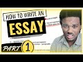 CSEC English A: How to Write an Essay (Persuasive/Argumentative)