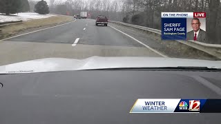 Rockingham County officials share updates on the road conditions