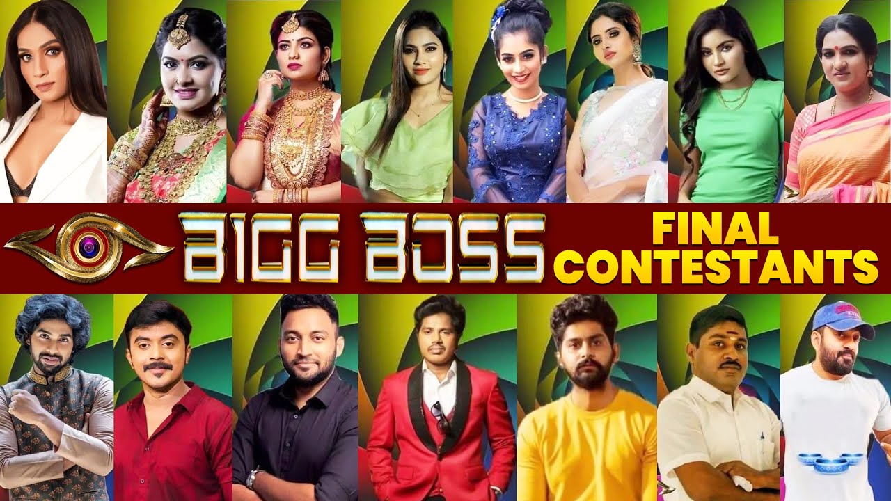 Bigg Boss Tamil 6 Contestants List | BB 6 Tamil | Kamal Haasan | Vijay ...