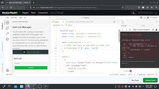 [1] Hackerrank React - Item List Manager