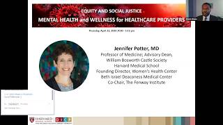 Equity and Social Justice Webinar: Mental Health and Wellness for Healthcare Providers