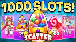 BUYING BONUS BUY ON EACH '1000' SLOT!