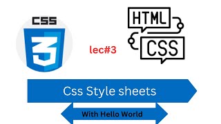 CSS Tutorial: \Inline, Internal & External CSS | Web Development Tutorials #3