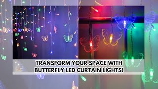 Butterfly LED Curtain Lights