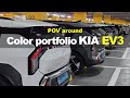 2024 KIA EV3 Color portfolio, all colors