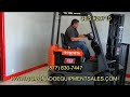 toyota 7fbcu25 electric forklift