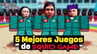 Los 5 Mejores Juegos de El Juego del Calamar temporada 2 en Roblox 🦑🔥