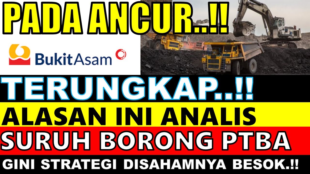 PADA ANCUR..!! ALASAN INI KENAPA ANALIS SURUH BORONG PTBA.!!! GINI ...