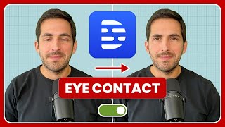 Record Without a Teleprompter - Descript's New Eye Contact Feature