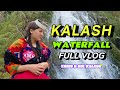 Shishoyak waterfall in kalash valley .