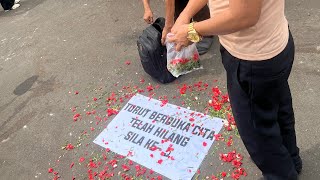 DEMO GASKEN DIDEPAN DPRRI FIRDAUS OIWOBO PIMPIN GERAKAN BONGKAR KASUS VINA CIREBON