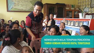 Menkes Minta Pencatatan Tumbuh Kembang Berbasis Digital Terintegrasi