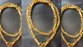 The necklace gold.\u0026 ខ្សែក៏មាស ម៉ូតថ្នាំងអំពៅលាយច្រវាក់ឆាប ម៉ូតចិត