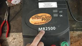 Gallagher MR2500 Electric Fence Energizer Repair