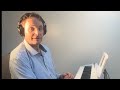 Piano lesson no 2 Bach's 2 part invention no 1