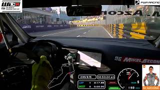 WTCR MACAO MIKEL AZCONA CUPRA - ALMOST CRASH