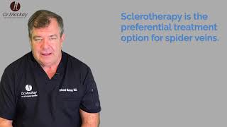 Sclerotherapy vs  Laser Treatment for Spider Veins by Vein Expert Dr. Mackay in Tampa, FL
